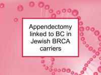 Appendectomy linked to BC in Jewish BRCA carriers