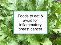 Foods to eat & avoid for inflammatory breast cancer