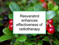 Resveratrol enhances effectiveness of radiotherapy