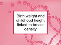 Birth weight and height linked to density