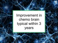 Improvement in chemo brain typical