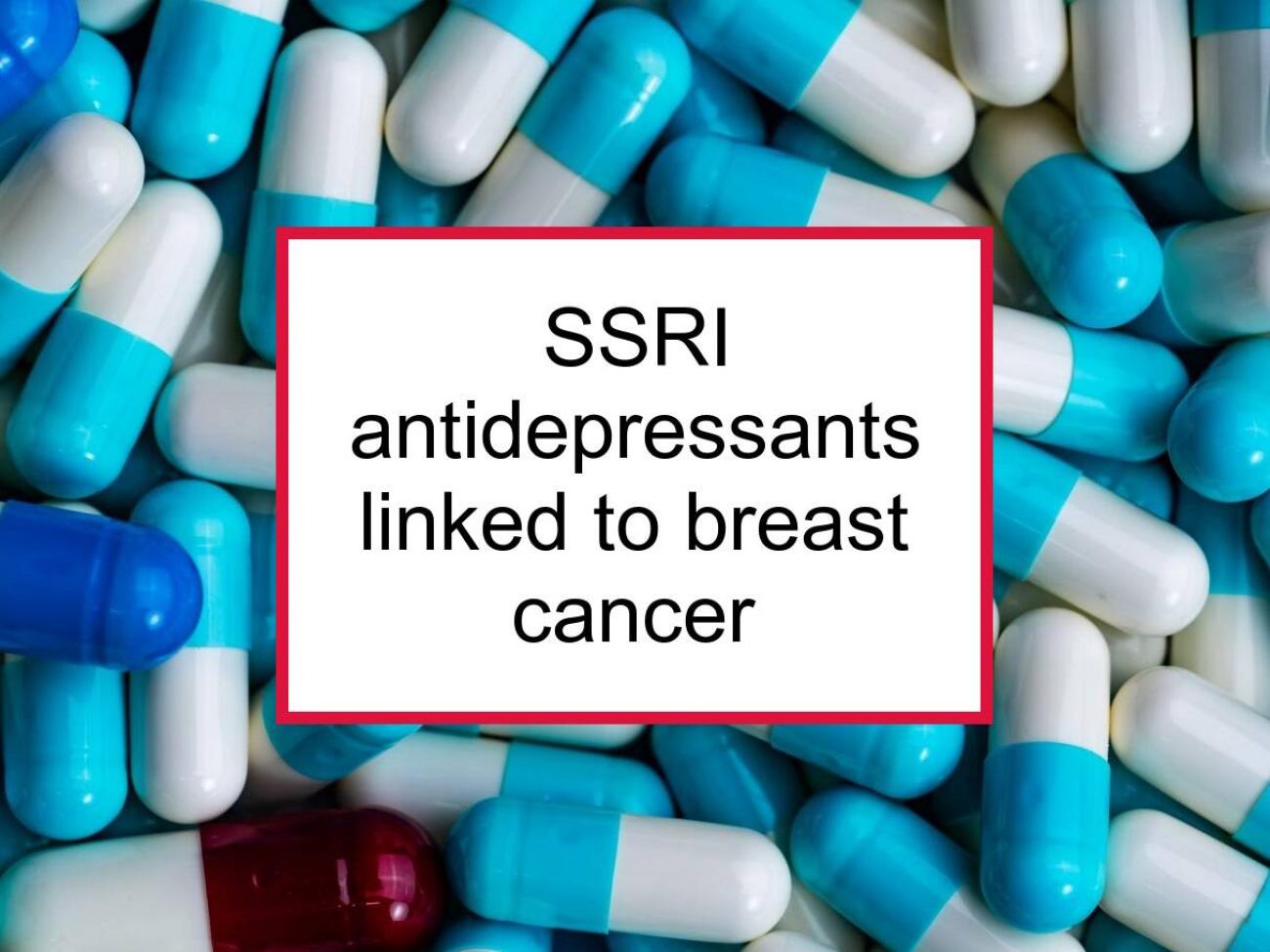 Use Of Ssri Antidepressants Is Linked To Small Increase In Breast Cancer Risk Food For Breast Cancer