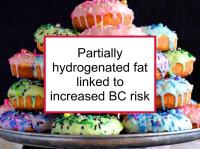 Partially hydrogenated fat linked to increased BC risk