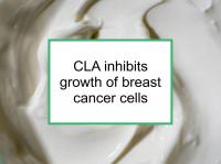 CLA inhibits growth of breast cancer cells