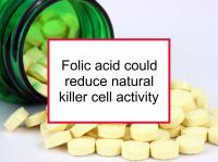 Folic acid could reduce natural killer cell activity