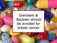 Genistein & daidzein should be avoided for breast cancer