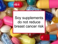 Soy supplements do not reduce BC risk