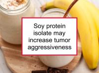 Soy protein isolate linked to tumor aggressiveness