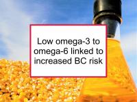 Low omega-3 to omega-6 linked to increased BC