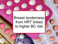 HRT breast tenderness linked to risk