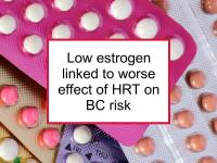 Low estrogen linked to worse effect of HRT