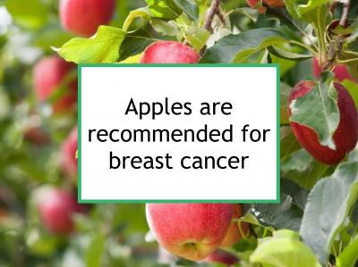 Apples Are Recommended For Breast Cancer | Food for Breast Cancer