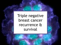 Triple negative breast cancer recurrence & survival