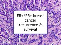 ER+/PR+ breast cancer recurrence & survival