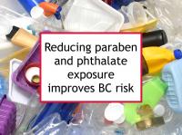 Breast tissue improved by reducing parabens and phthalates