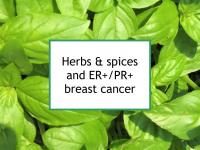 Herbs & spices and ER+/PR+ breast cancer