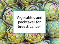 Vegetables and paclitaxel for breast cancer