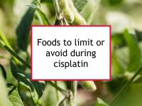 Foods to limit or avoid during cisplatin