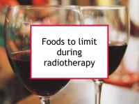 Foods to limit during radiotherapy