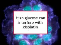 High glucose can interfere with cisplatin for TN